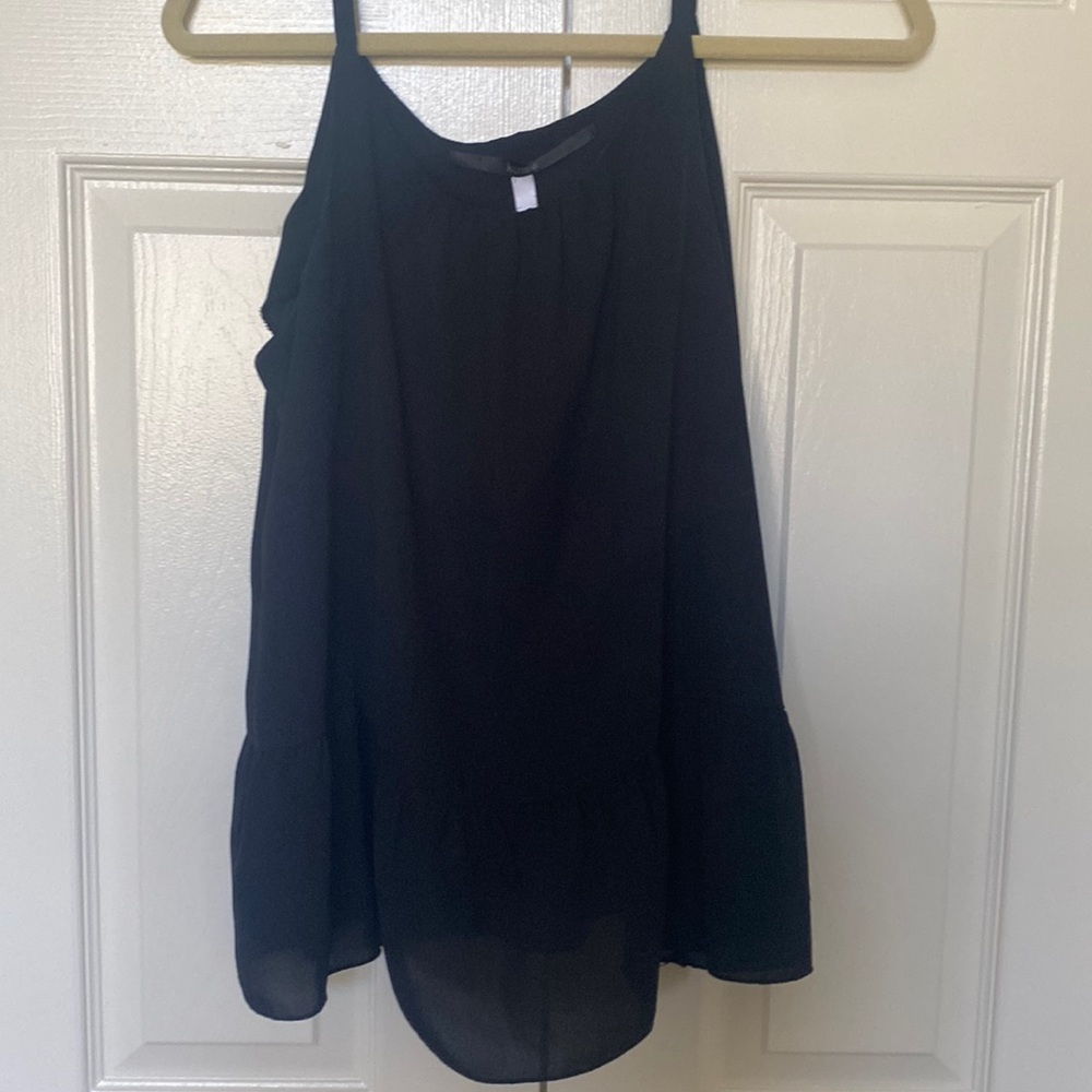 Black cami top